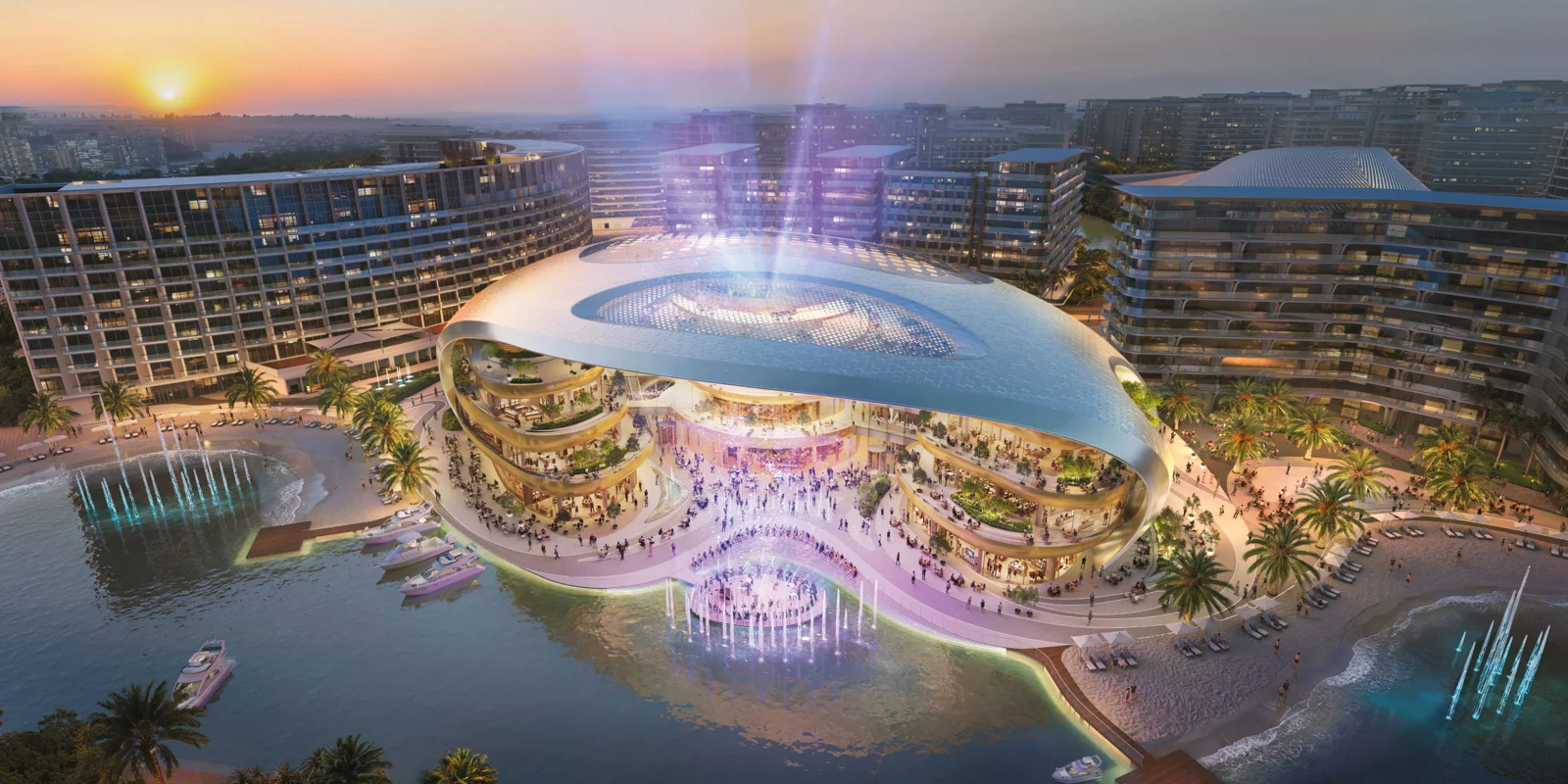 Azizi Venice by Azizi Developments in Dubai South — developer photograph or architectural render (2)