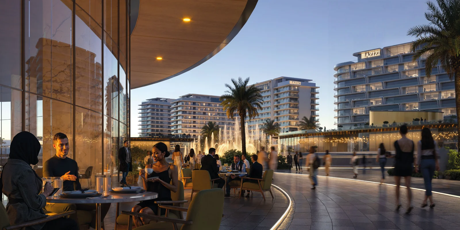 Azizi Venice by Azizi Developments in Dubai South — developer photograph or architectural render (14)