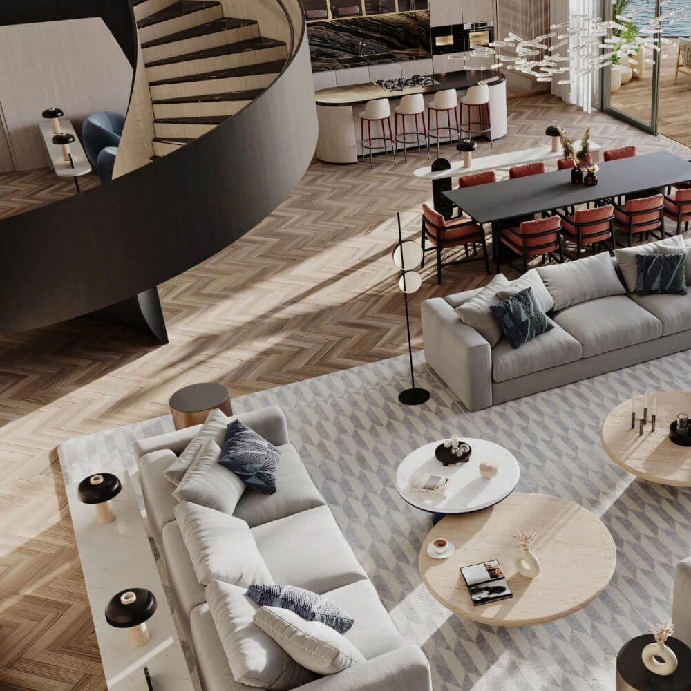 Jumeirah Living Business Bay by Select Group in Business Bay — developer photograph or architectural render (2)