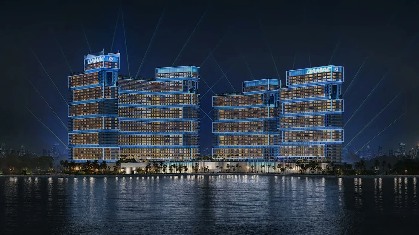 Chelsea Residences by DAMAC Properties in Dubai Maritime City — developer photograph or architectural render