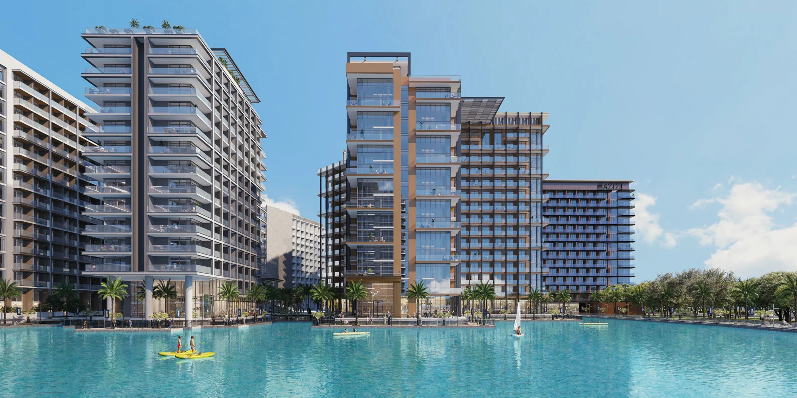 Azizi Venice by Azizi Developments in Dubai South — developer photograph or architectural render (11)