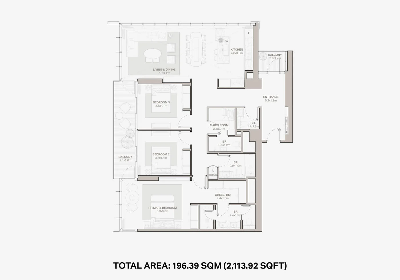 Jumeirah Residences Emirates Towers by Meraas in Trade Centre — developer photograph or architectural render (8)