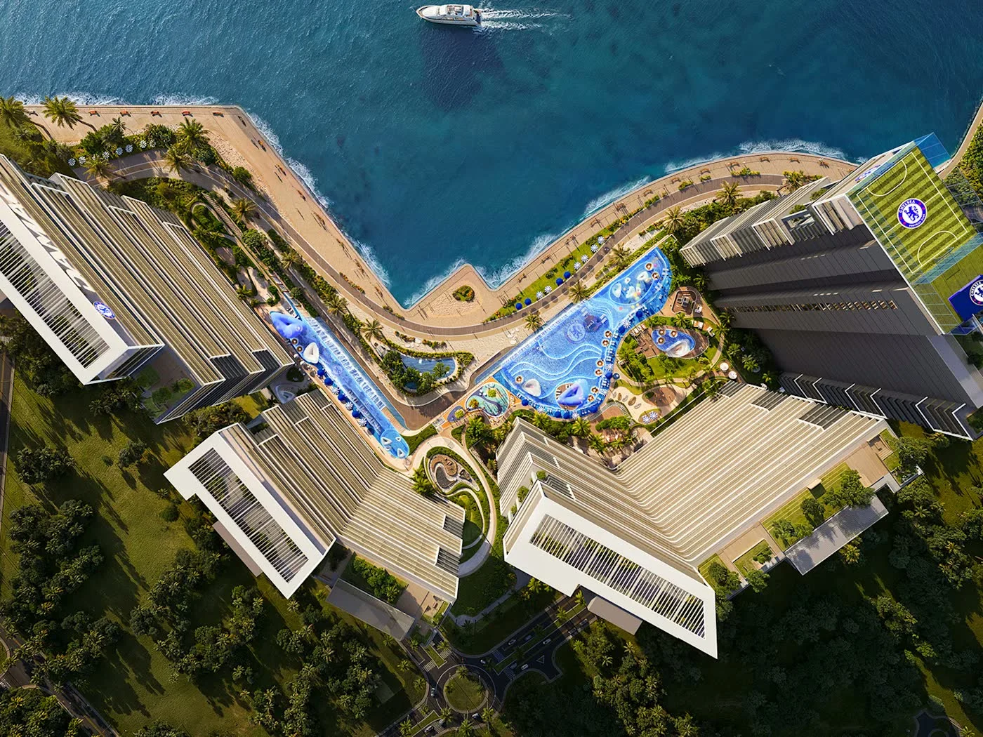 Chelsea Residences by DAMAC Properties in Dubai Maritime City — developer photograph or architectural render (8)