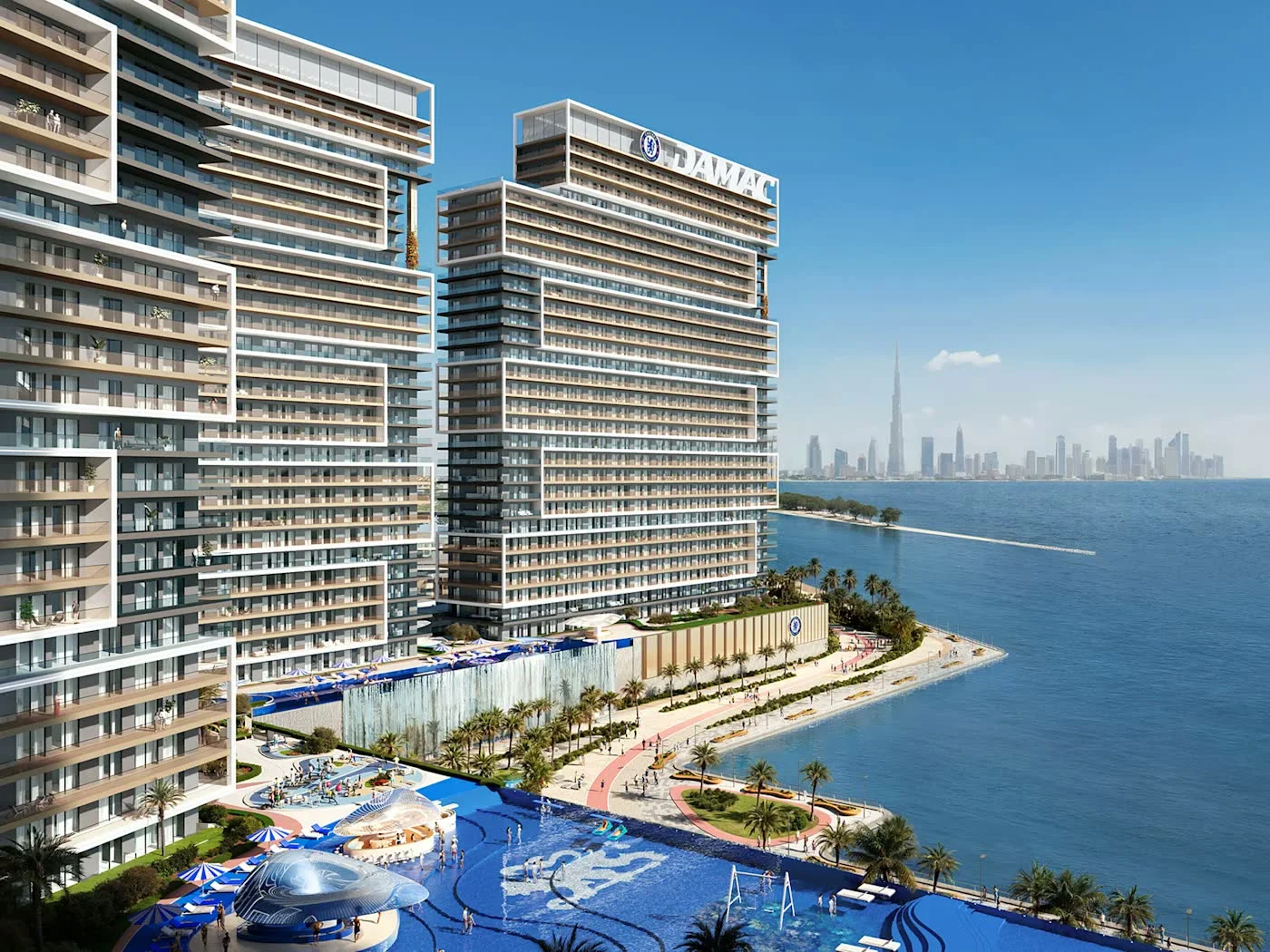 Chelsea Residences by DAMAC Properties in Dubai Maritime City — developer photograph or architectural render (4)