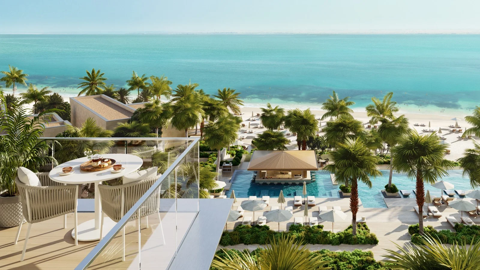 Nobu Residences Al Marjan Island by Aldar Properties — project render