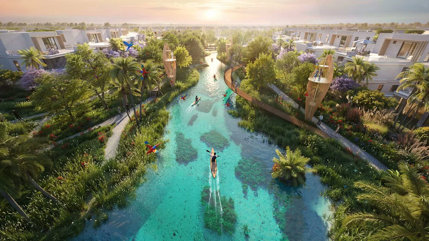 DAMAC Islands 2 by DAMAC Properties in Dubailand — developer photograph or architectural render