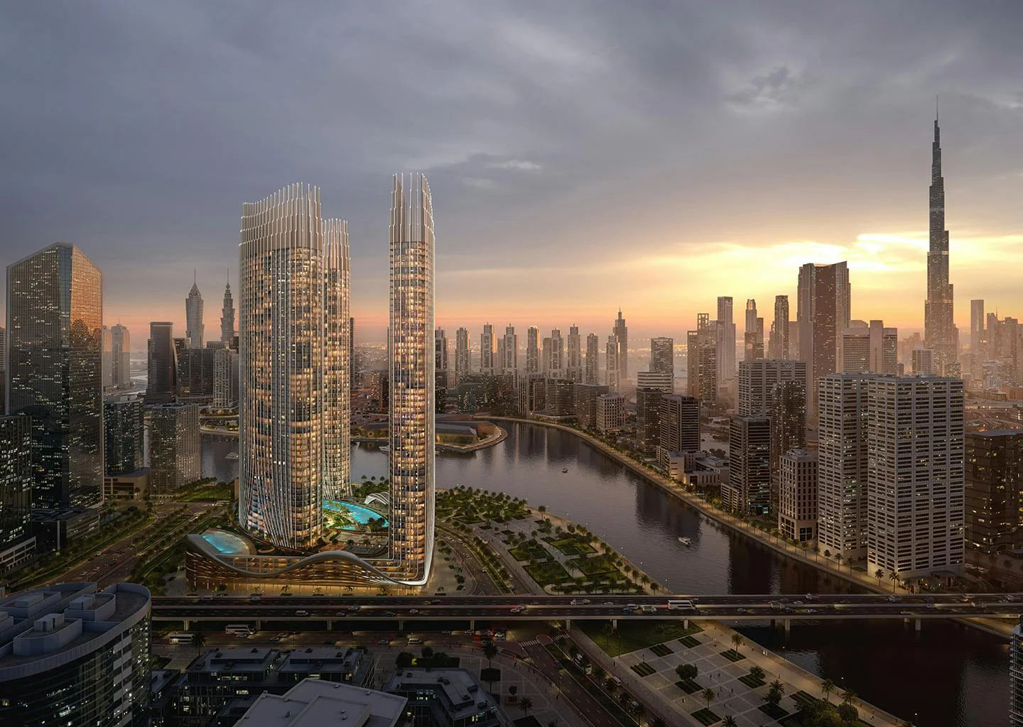 Binghatti Skyrise by Binghatti Developers in Business Bay — developer photograph or architectural render (4)