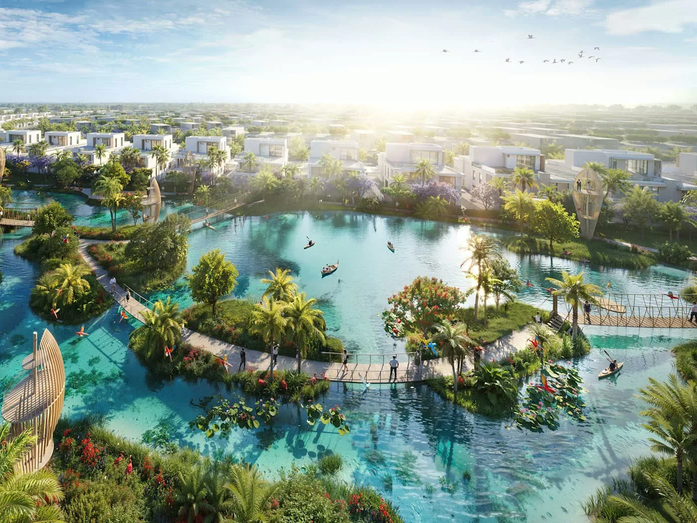 DAMAC Islands 2 by DAMAC Properties in Dubailand — developer photograph or architectural render (4)